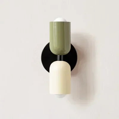 Colorful Macaron Wall Lamp – Nordic LED Wall Light for Kids Room, Corridor & Living Room Decor