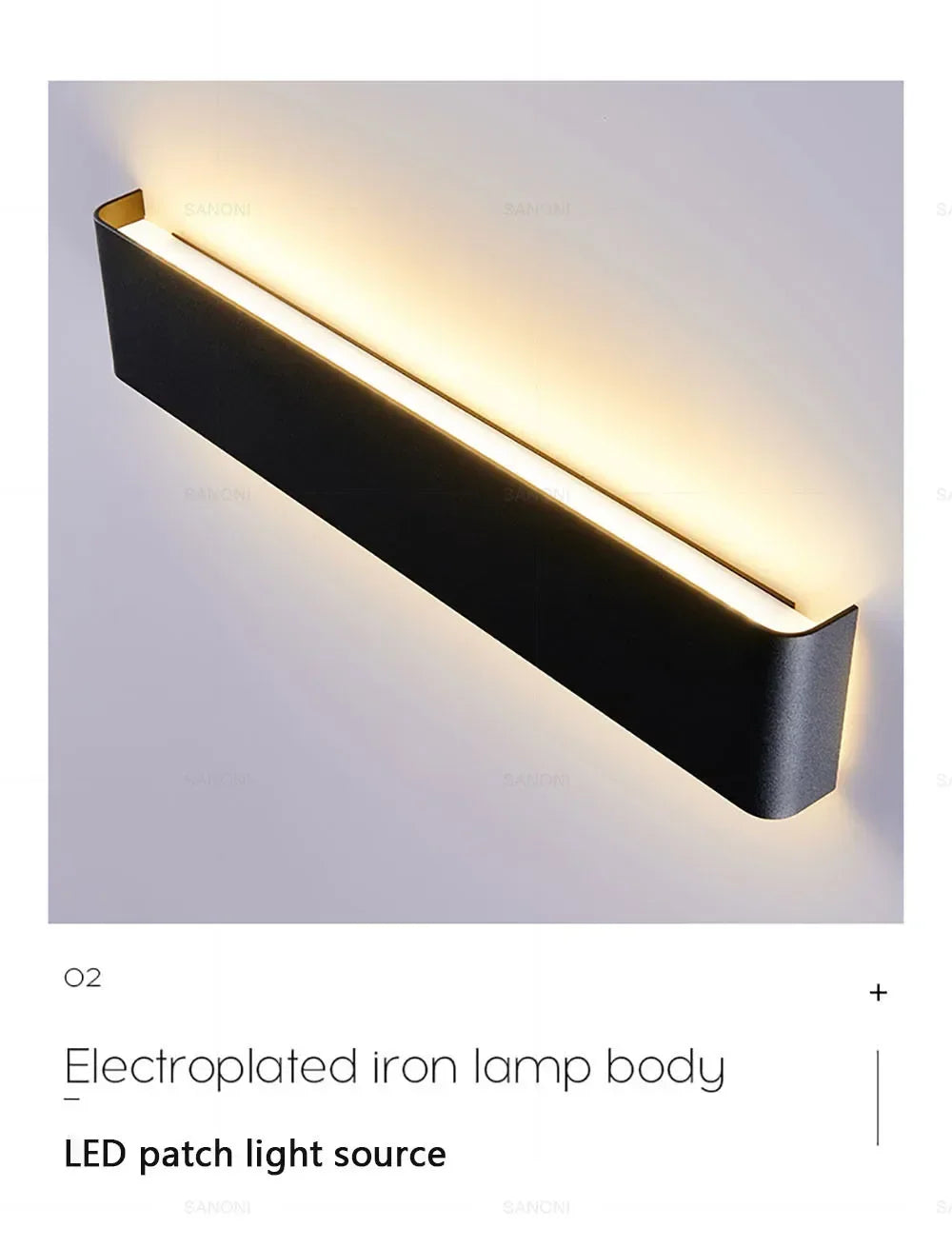 Modern LED Wall Lamp for Bedside Living Room Stairs Aisle Bathroom Home Decorations Wall Sconce Indoor Lighting Fixture Luster