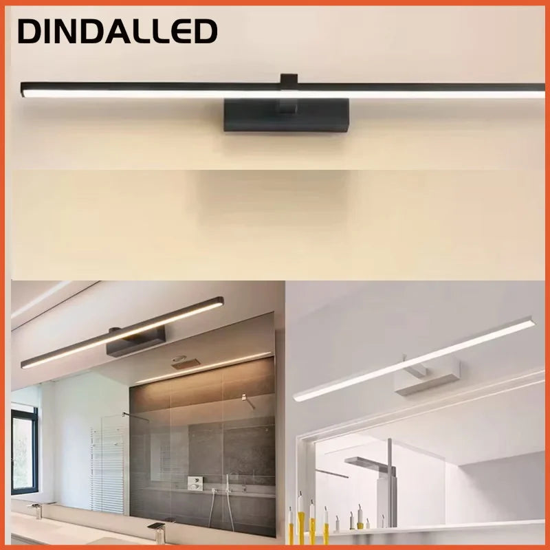 Modern LED Vanity Mirror Wall Light for Bathroom Makeup Mirror Headlamp Indoor Lighting Fixture Sconce Decor