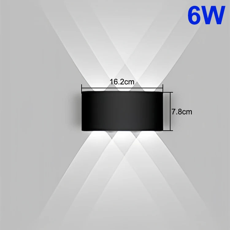 Waterproof Up-Down LED Wall Lamp – Indoor/Outdoor Wall Light for Bedroom, Living Room & Corridor