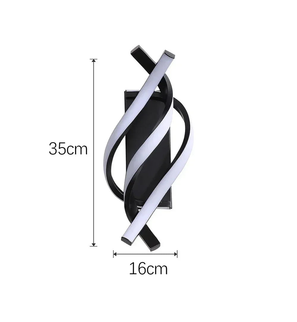 Modern LED Wall Lamp Home Line Decoration Wall Lamp Living Room Background Wall Bedroom Headboard Lighting Indoor lighting