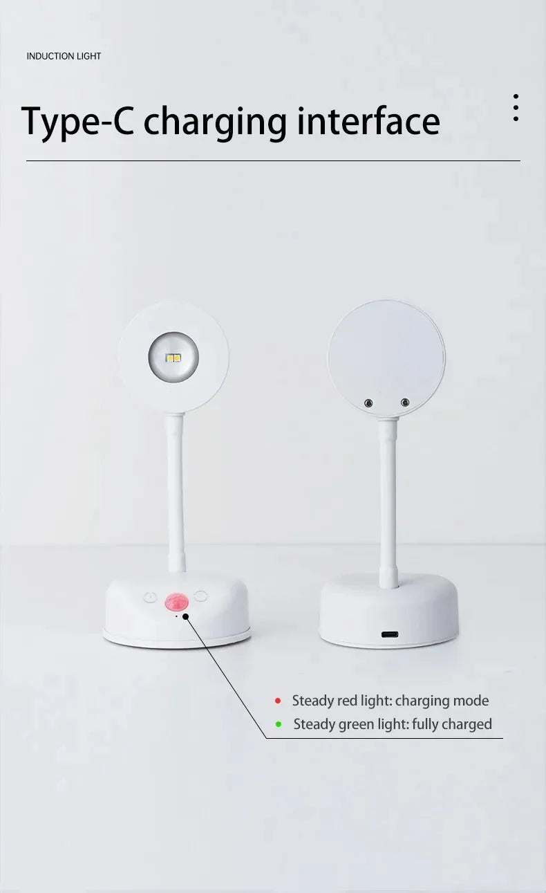 KFV Rechargeable Intelligent Human Sensing Wireless Wall Light Dimmable  3 Colors Led Spotlight for Lighting Paintings Pictures