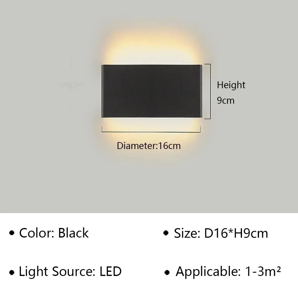 Modern LED Wall Lamp – Indoor Wall Sconce for Bedside, Stairs, Living Room & Bathroom