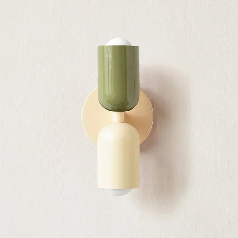 Colorful Macaron Wall Lamp – Nordic LED Wall Light for Kids Room, Corridor & Living Room Decor