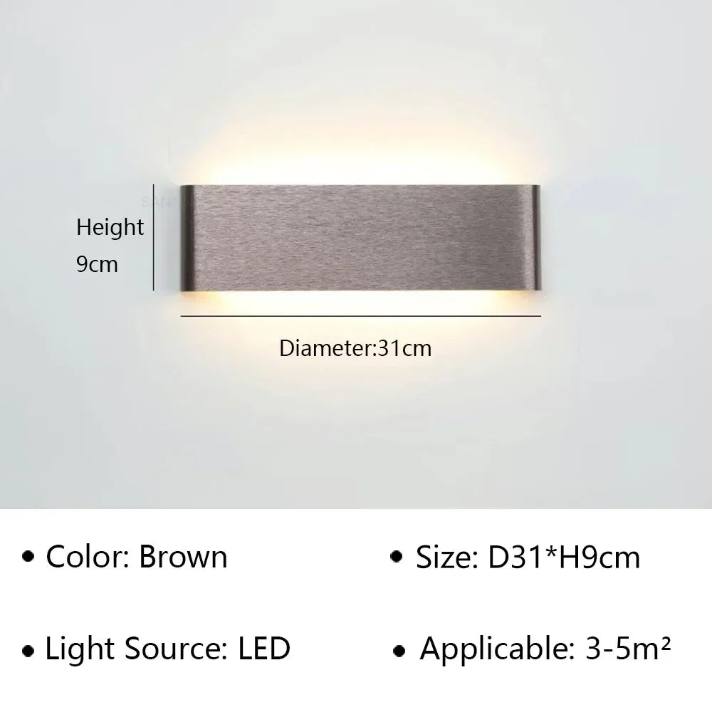 Modern LED Wall Lamp – Indoor Wall Sconce for Bedside, Stairs, Living Room & Bathroom