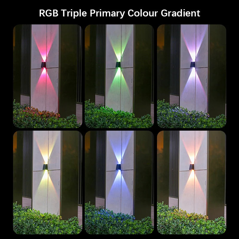 Shenzhi Tech Solar Wall Lamp LED Up Down Light for Home Garden Yard Decor
