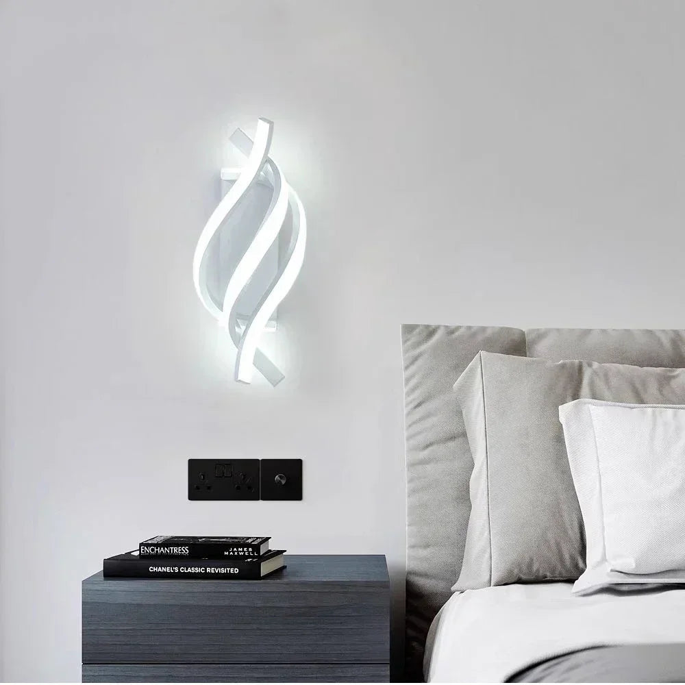 Modern LED Wall Lamp Home Line Decoration Wall Lamp Living Room Background Wall Bedroom Headboard Lighting Indoor lighting