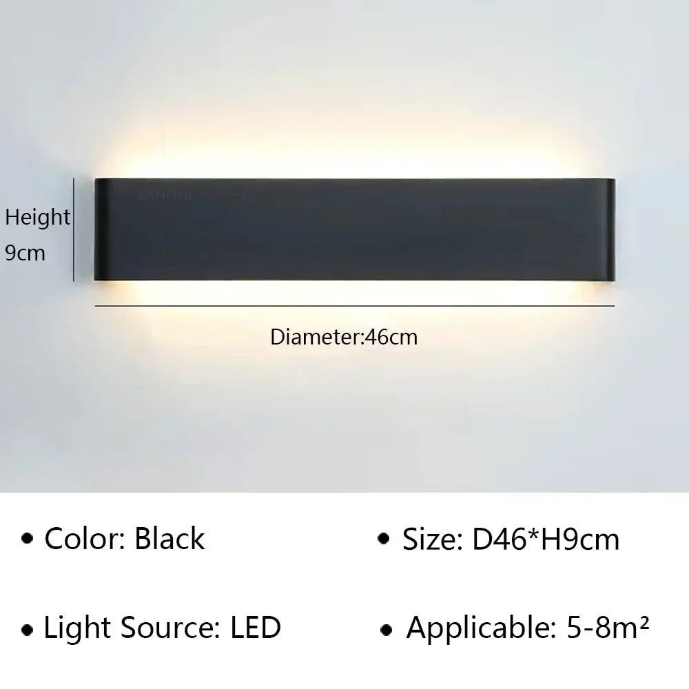 Modern LED Wall Lamp – Indoor Wall Sconce for Bedside, Stairs, Living Room & Bathroom