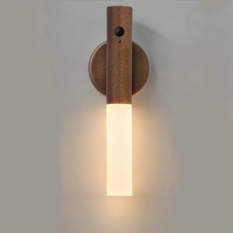 Smart Motion Sensor Rechargeable Wall Light – Portable Magnetic LED Lamp for Hallway, Stairs & Cabinets