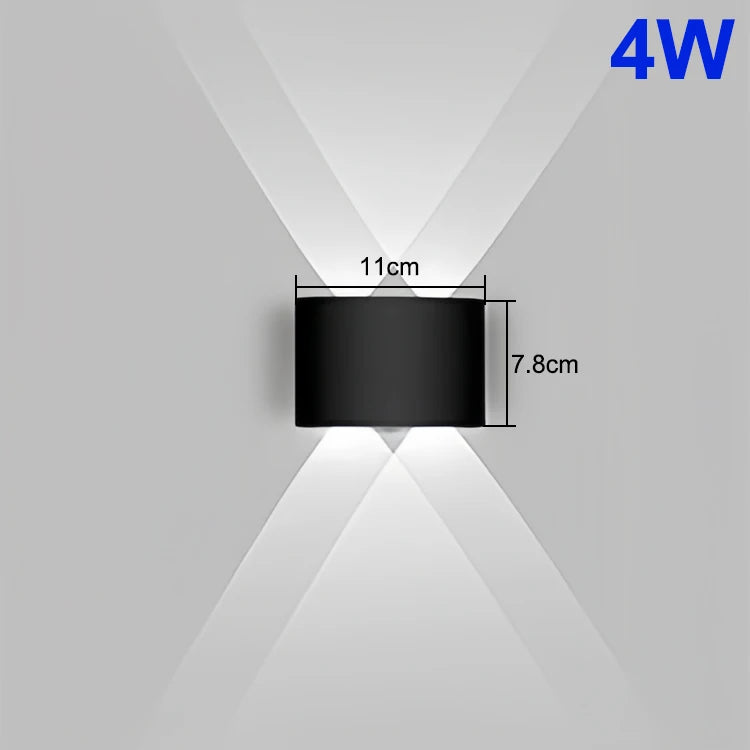 Waterproof Up-Down LED Wall Lamp – Indoor/Outdoor Wall Light for Bedroom, Living Room & Corridor