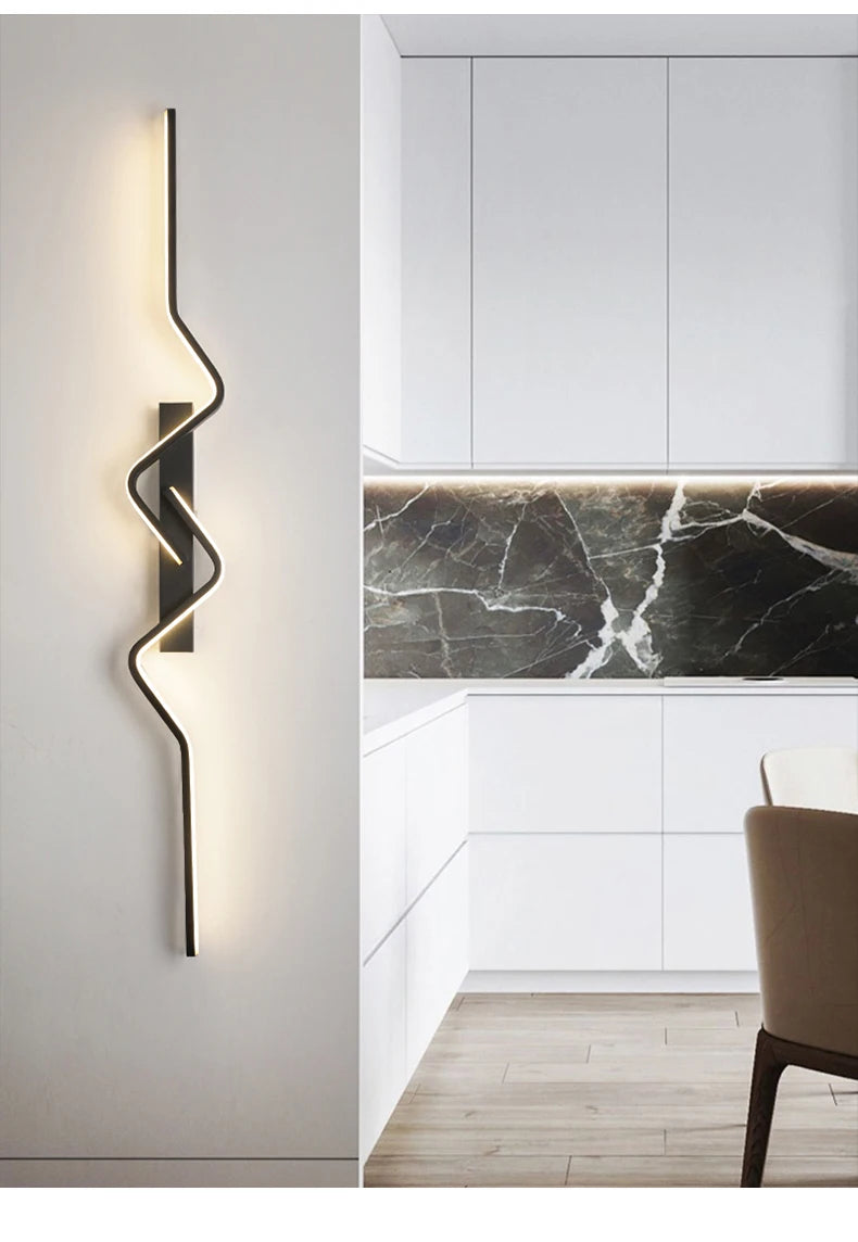Modern Stairs Wall Light Nordic Living Room lights For Wall Sconce Ceiling Light Home Decor Lighting Fixtures Long Decor ghts