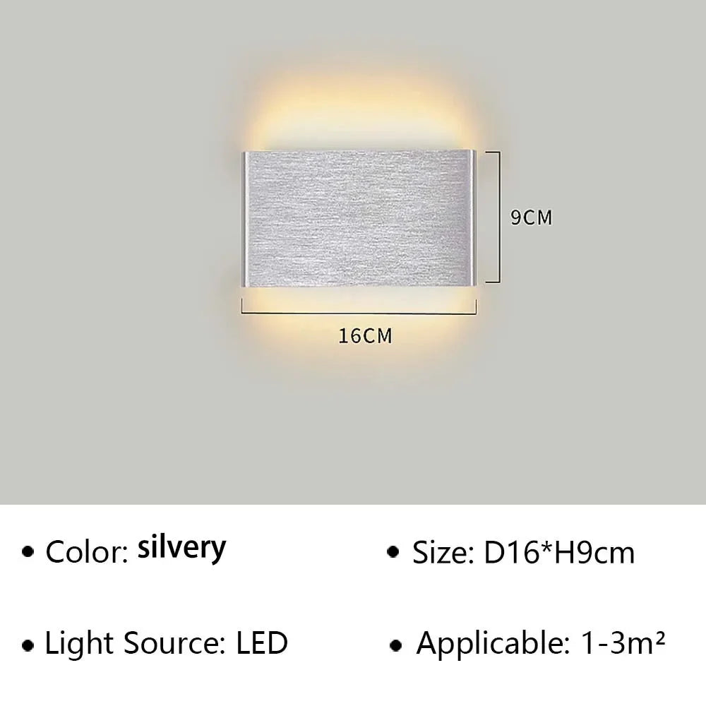 Modern LED Wall Lamp – Indoor Wall Sconce for Bedside, Stairs, Living Room & Bathroom
