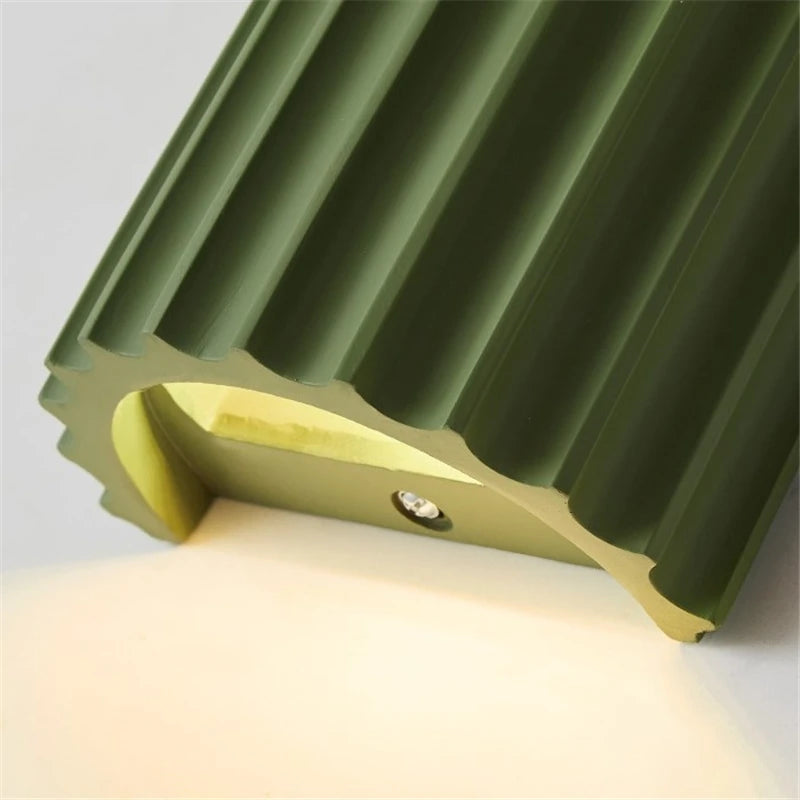 Nordic Modern Resin Wall Lamp Indoor Wall Lighting Bedroom Bedside Lamp Household Background Decoration Living Room Wall Light