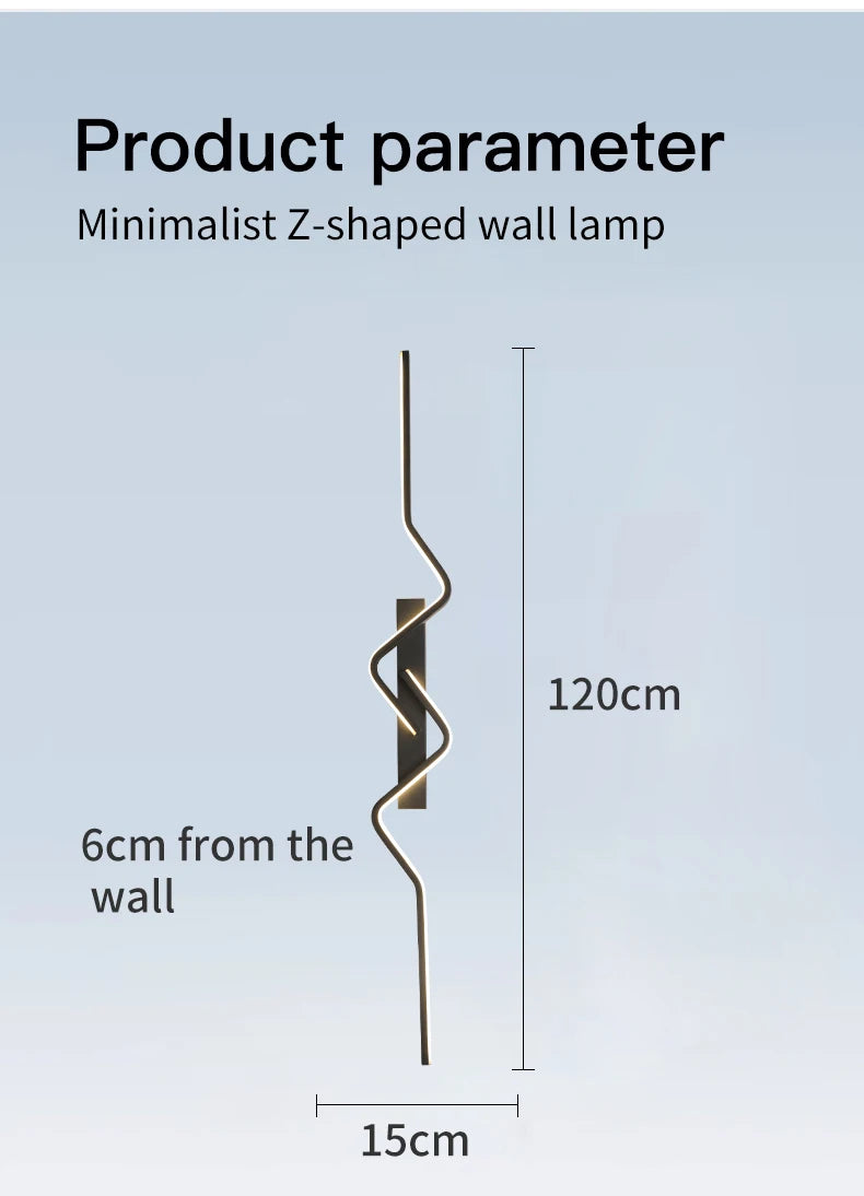 Modern Stairs Wall Light Nordic Living Room lights For Wall Sconce Ceiling Light Home Decor Lighting Fixtures Long Decor ghts