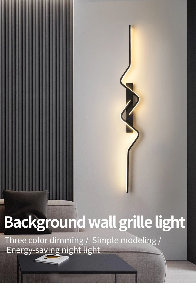 Modern Stairs Wall Light Nordic Living Room lights For Wall Sconce Ceiling Light Home Decor Lighting Fixtures Long Decor ghts