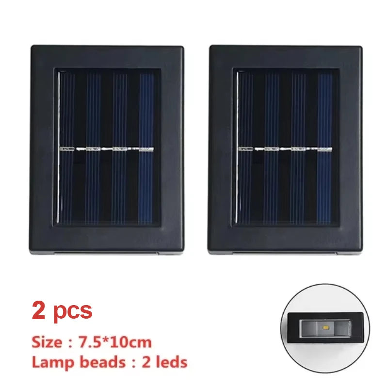 Solar LED Outdoor Streetlight-Style Wall Light – Motion Sensor Garden Fence Lamp