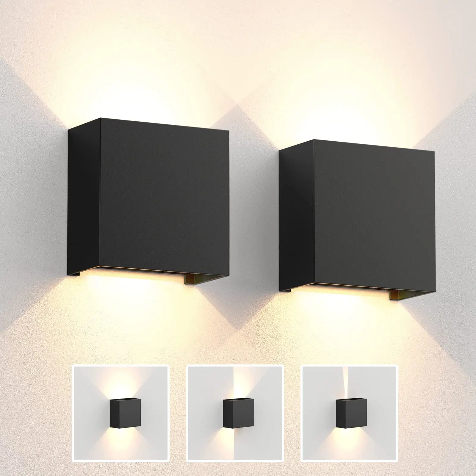Waterproof IP65 LED Wall Sconce 6W – Indoor/Outdoor Up-Down Wall Light for Living Room & Hallway