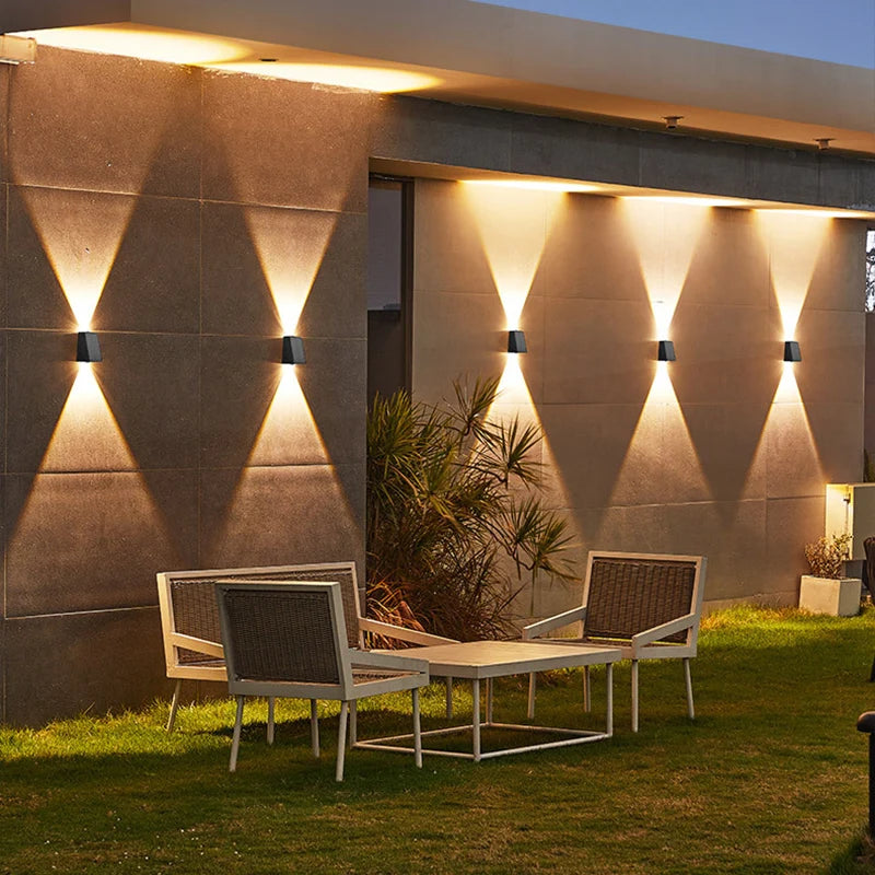 Shenzhi Tech Solar Wall Lamp LED Up Down Light for Home Garden Yard Decor