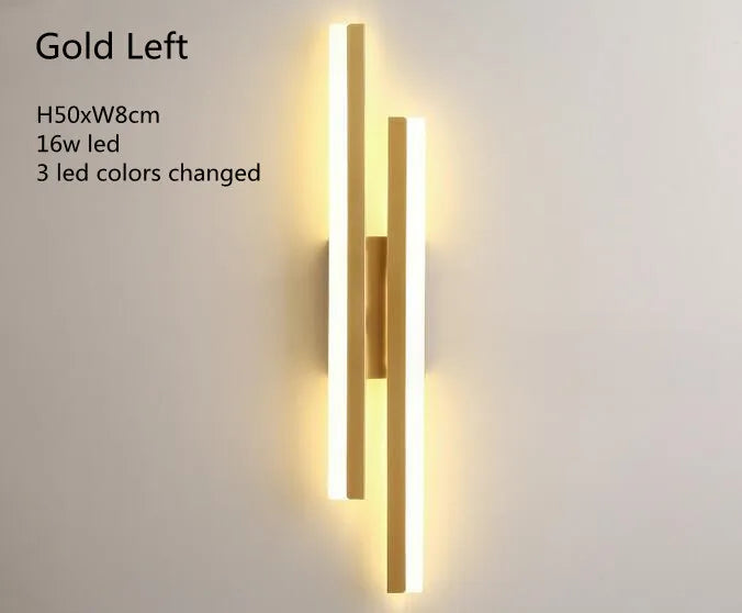 LED Copper Pipe Wall Lamp – Acrylic Shade Wall Sconce for Bedroom, Living Room & Corridor