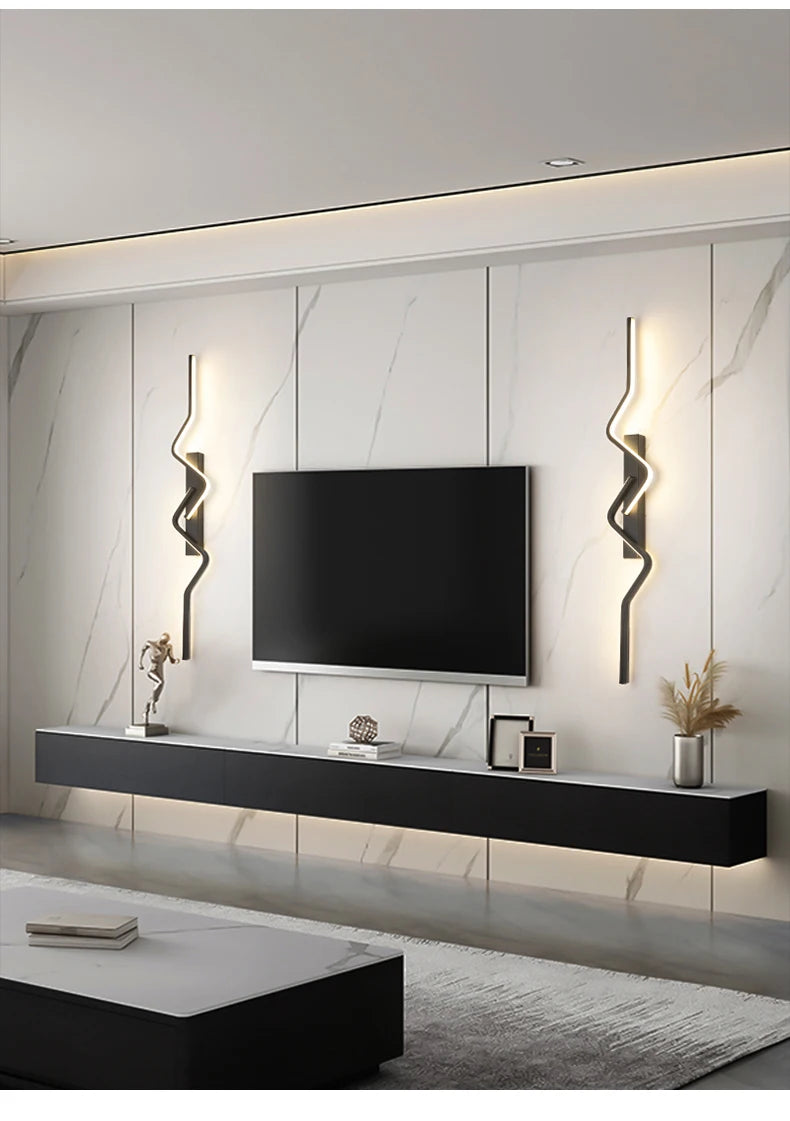 Modern Stairs Wall Light Nordic Living Room lights For Wall Sconce Ceiling Light Home Decor Lighting Fixtures Long Decor ghts