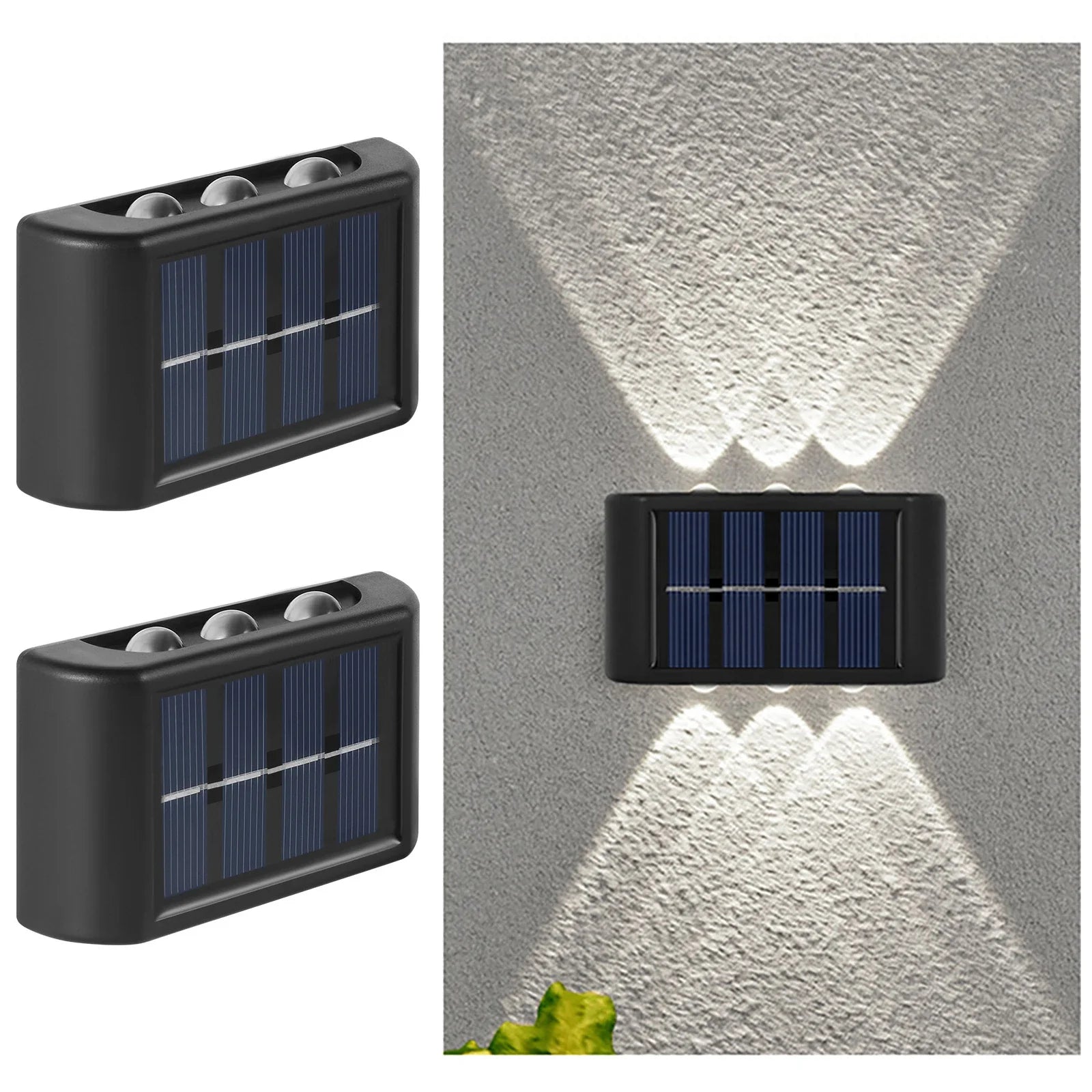 Solar LED Dusk-to-Dawn Fence Light – Waterproof Outdoor Wall Lamp for Garden, Porch & Walkway