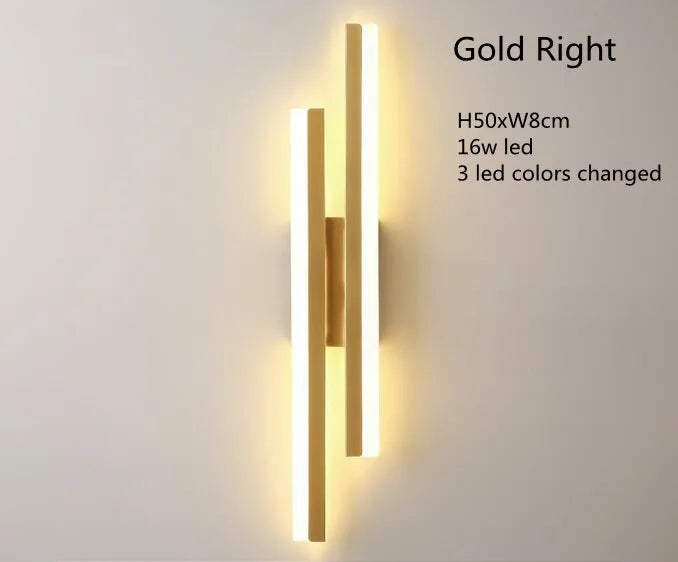 LED Copper Pipe Wall Lamp – Acrylic Shade Wall Sconce for Bedroom, Living Room & Corridor