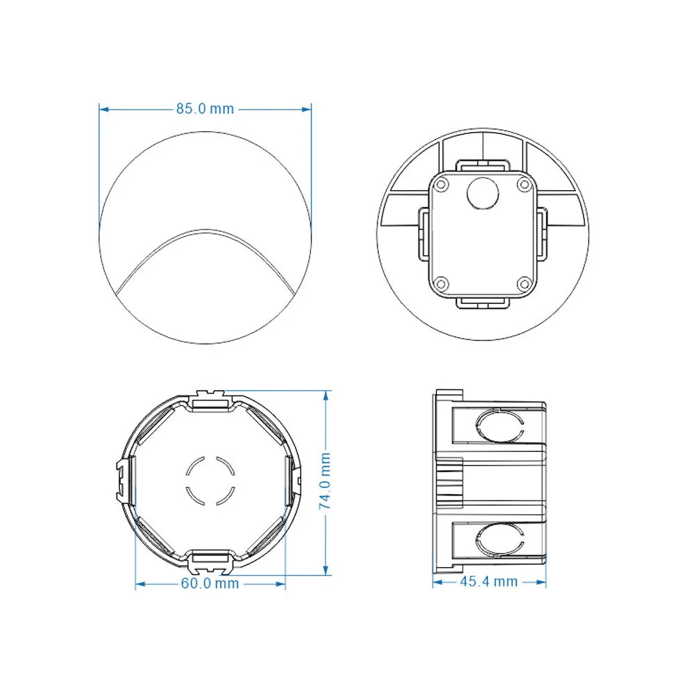 Outdoor Lighting Recessed Wall Lamp Waterproof IP65 3W Led Embedded  Step&Stair Balcony Porch Aisle Yard Outside Night Light