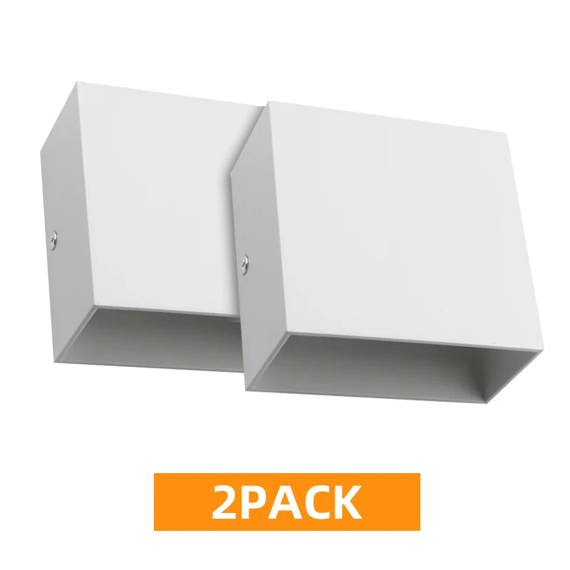 Modern LED Wall Sconce 6W – Up-Down Wall Mount Light for Living Room, Hallway & Bedroom