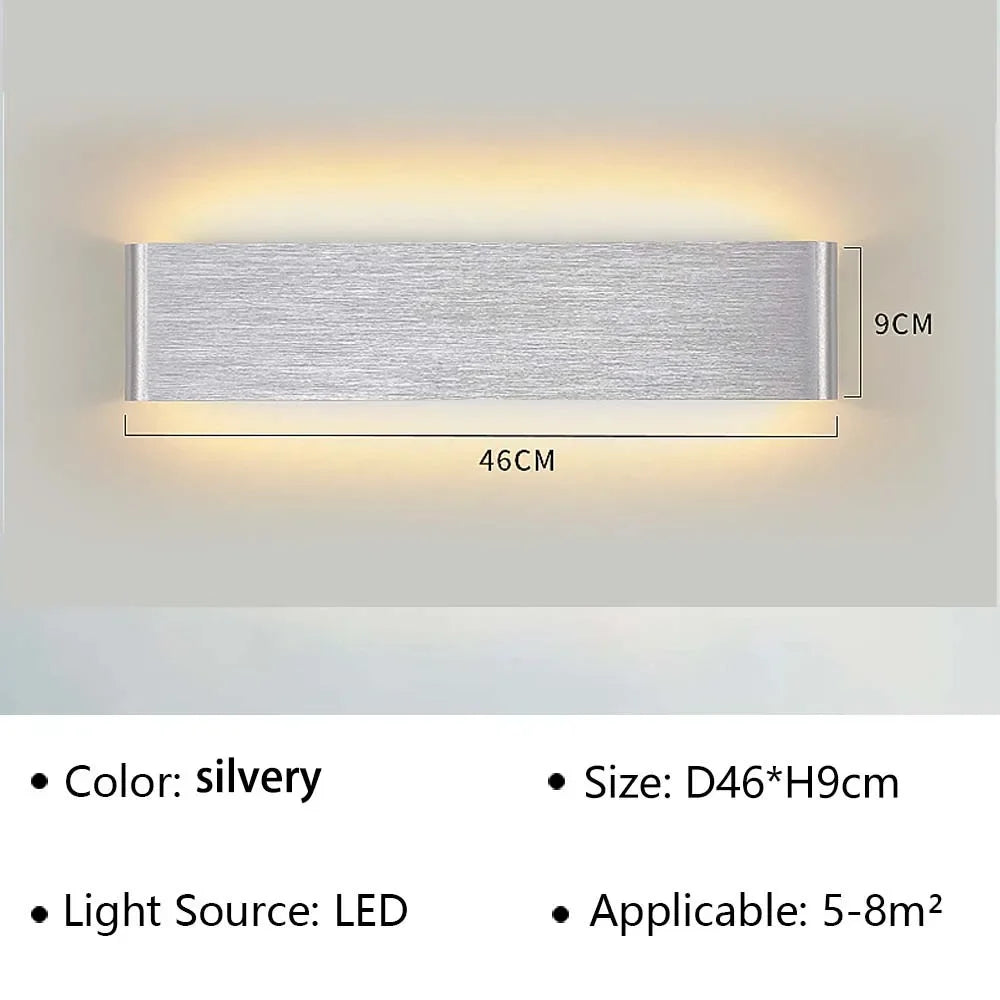 Modern LED Wall Lamp – Indoor Wall Sconce for Bedside, Stairs, Living Room & Bathroom