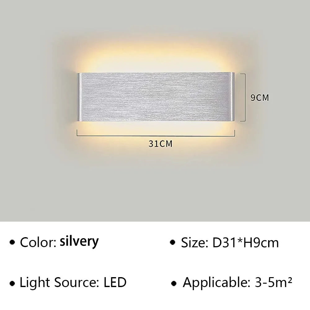 Modern LED Wall Lamp – Indoor Wall Sconce for Bedside, Stairs, Living Room & Bathroom