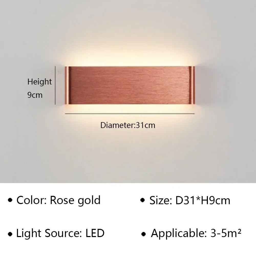 Modern LED Wall Lamp – Indoor Wall Sconce for Bedside, Stairs, Living Room & Bathroom