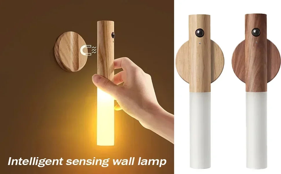 LED Magnetic Wall Sconce Lights,Rechargeable Dimmable Wall Mounted Lights with Remote, 360° Rotation Wall Mount Lamp for Bedroom