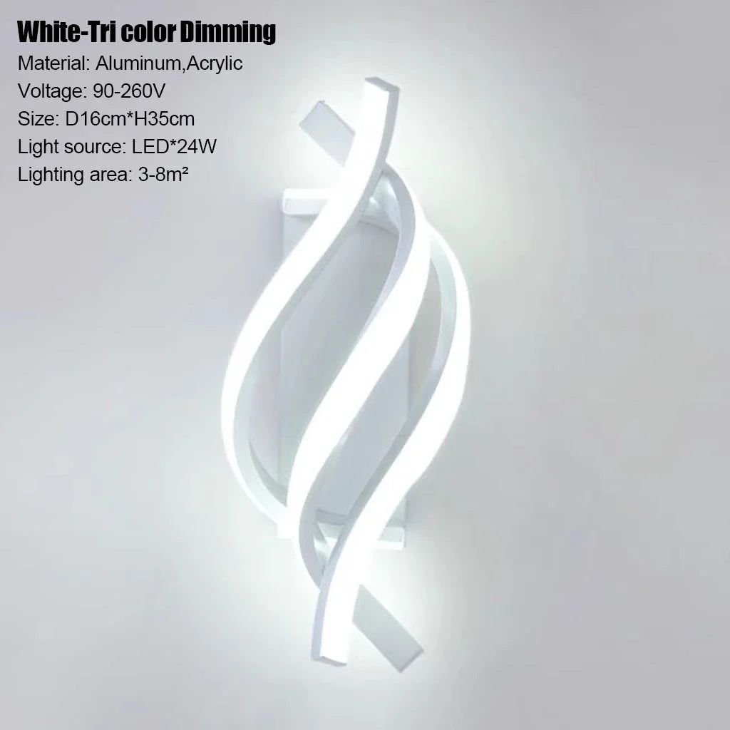 Modern Linear LED Wall Lamp – Headboard & Background Wall Light for Living Room & Bedroom