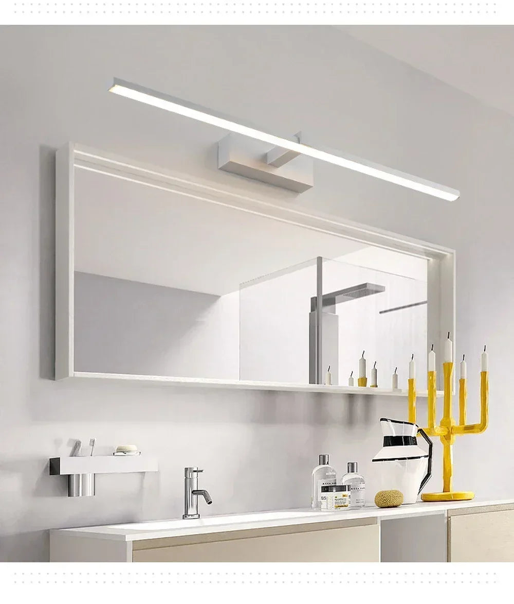 Modern LED Vanity Mirror Wall Light for Bathroom Makeup Mirror Headlamp Indoor Lighting Fixture Sconce Decor