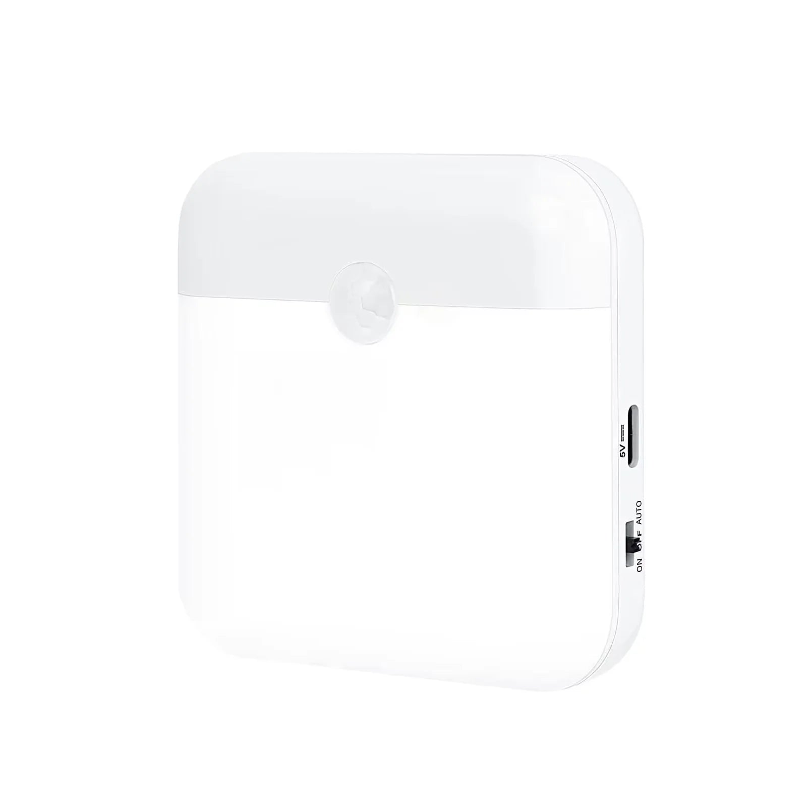 Motion Sensor Light Led Usb TYPE-C Charging Square Lamp for Bedroom Kitchen Stair Hallway Wardrobe Cupboard Lighting Night Light