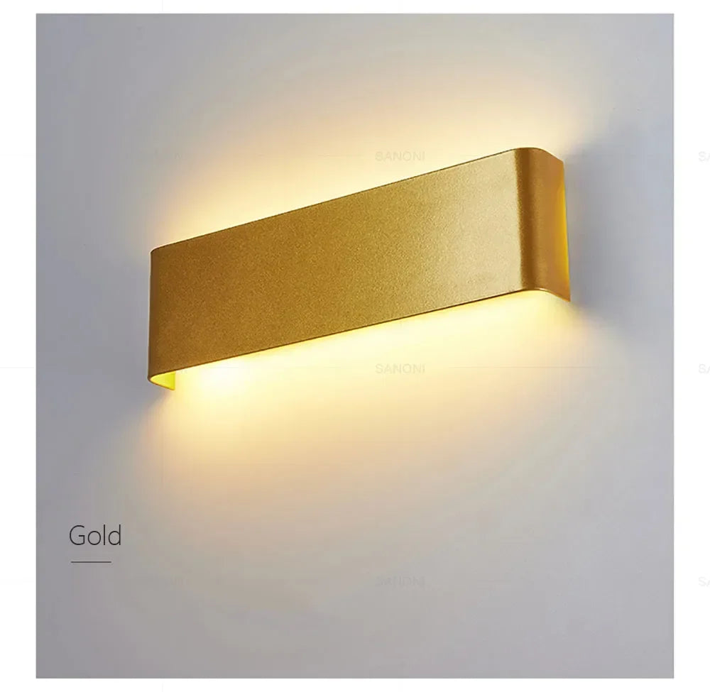 Modern LED Wall Lamp for Bedside Living Room Stairs Aisle Bathroom Home Decorations Wall Sconce Indoor Lighting Fixture Luster