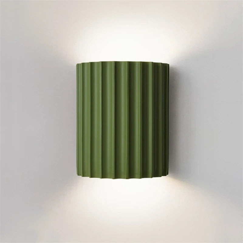 Nordic Modern Resin Wall Lamp Indoor Wall Lighting Bedroom Bedside Lamp Household Background Decoration Living Room Wall Light