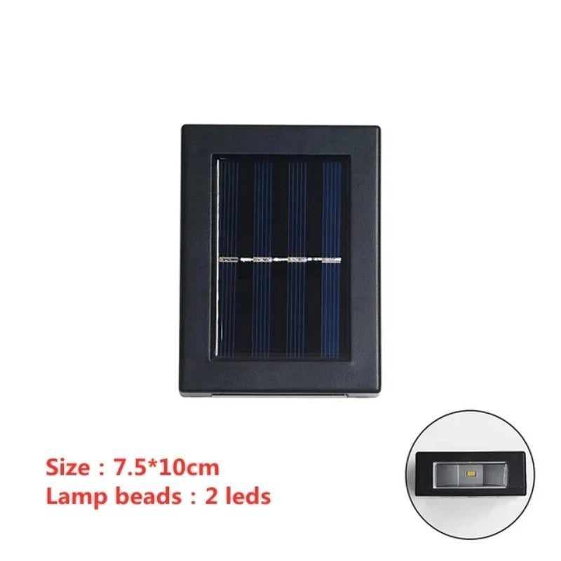 Solar LED Outdoor Streetlight-Style Wall Light – Motion Sensor Garden Fence Lamp