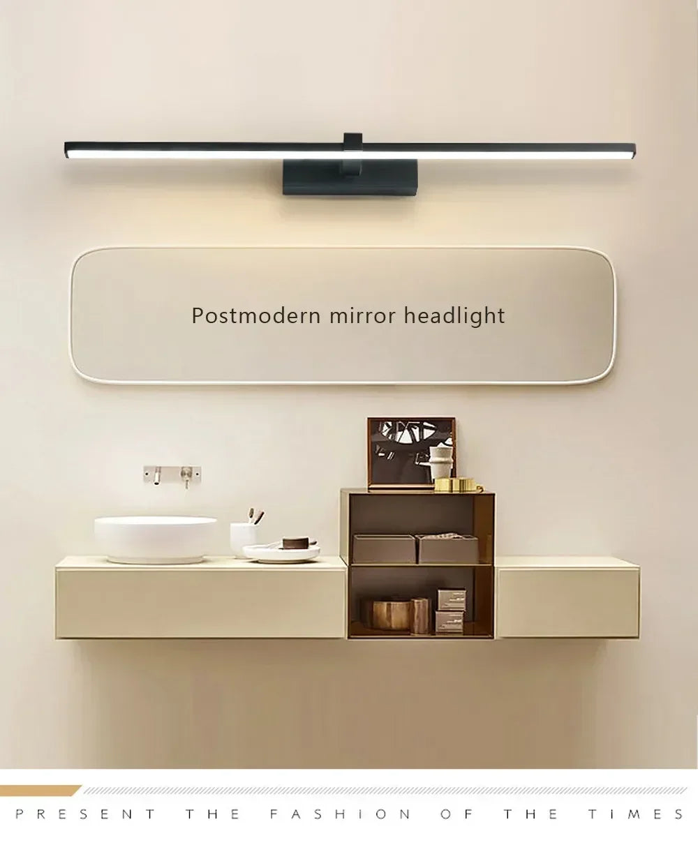 Modern LED Vanity Mirror Wall Light for Bathroom Makeup Mirror Headlamp Indoor Lighting Fixture Sconce Decor
