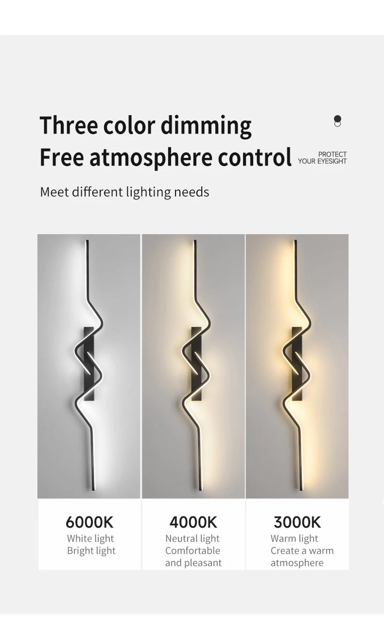 Modern Stairs Wall Light Nordic Living Room lights For Wall Sconce Ceiling Light Home Decor Lighting Fixtures Long Decor ghts