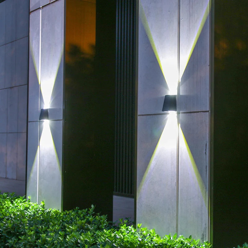 Shenzhi Tech Solar Wall Lamp LED Up Down Light for Home Garden Yard Decor