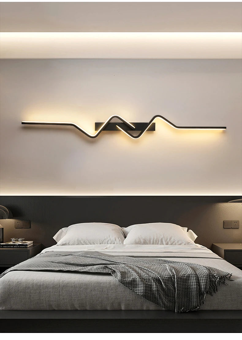 Modern Stairs Wall Light Nordic Living Room lights For Wall Sconce Ceiling Light Home Decor Lighting Fixtures Long Decor ghts
