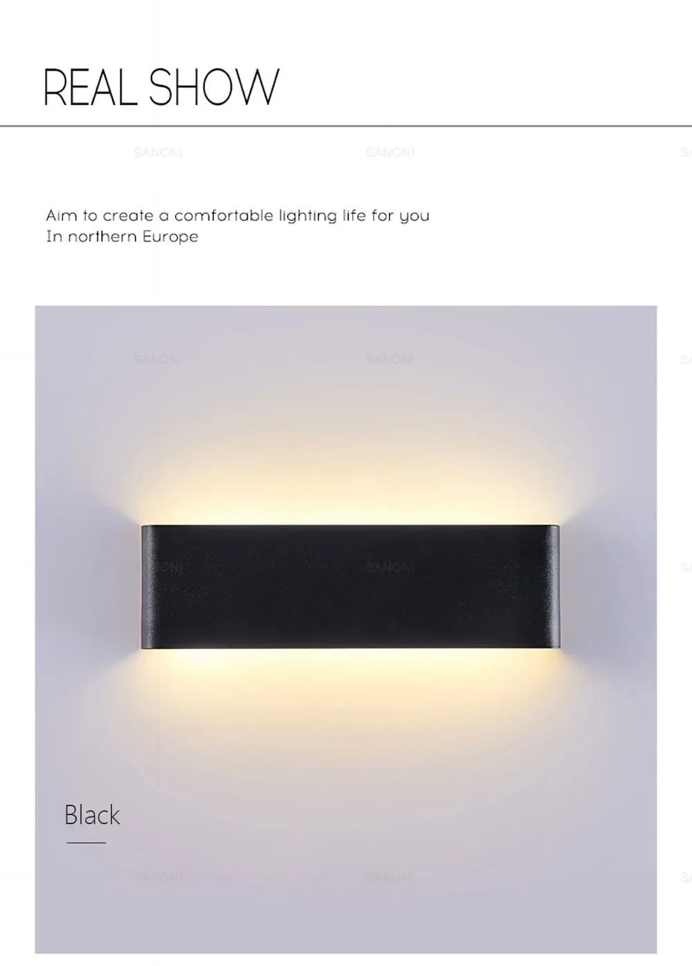 Modern LED Wall Lamp for Bedside Living Room Stairs Aisle Bathroom Home Decorations Wall Sconce Indoor Lighting Fixture Luster