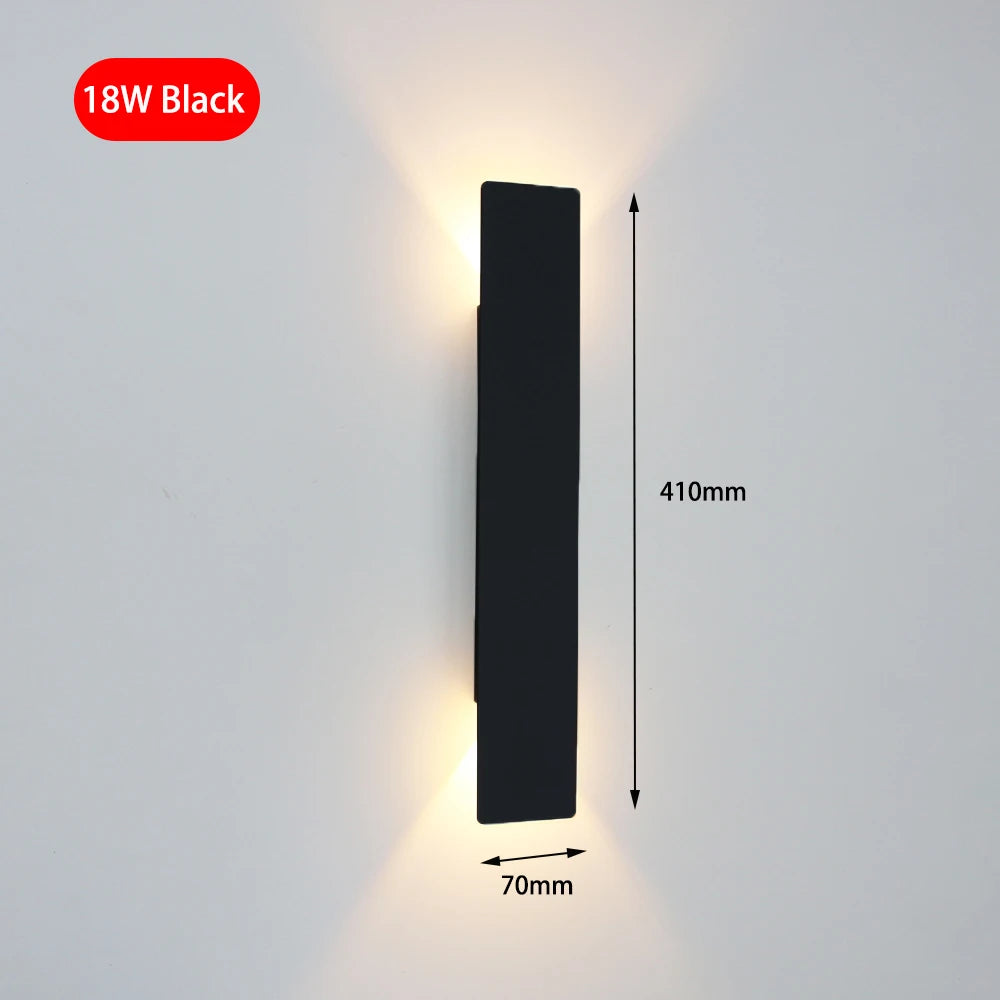 Modern Simple LED Wall Lamp 6W – Aluminium Indoor Wall Light for Bedroom, Living Room & Corridor