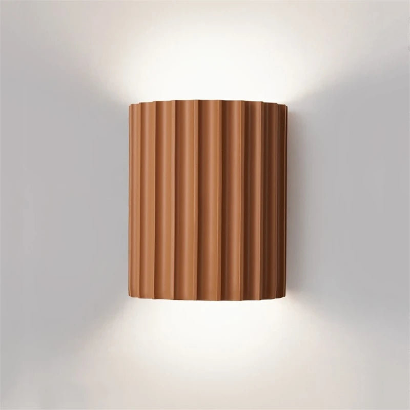 Nordic Modern Resin Wall Lamp Indoor Wall Lighting Bedroom Bedside Lamp Household Background Decoration Living Room Wall Light