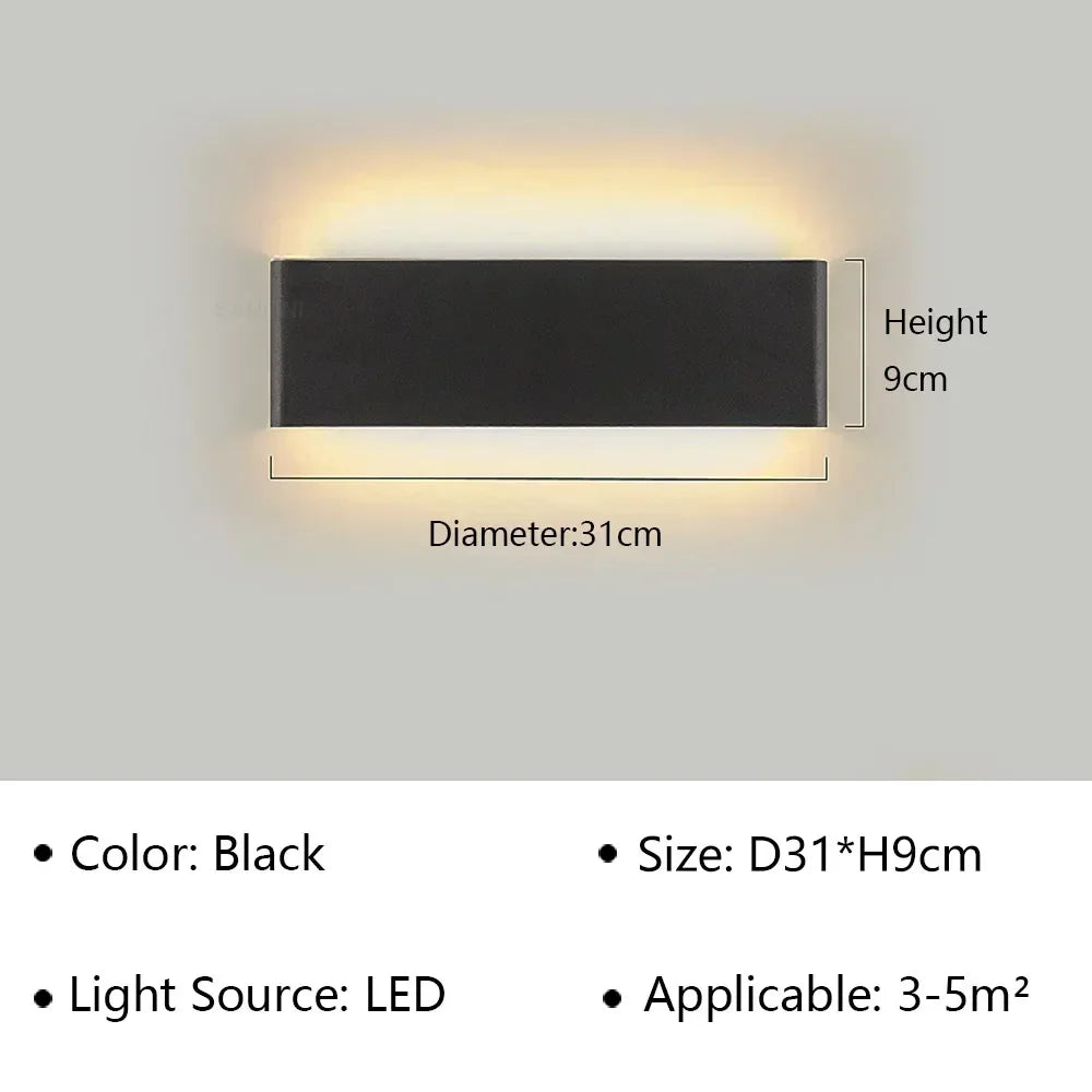 Modern LED Wall Lamp – Indoor Wall Sconce for Bedside, Stairs, Living Room & Bathroom