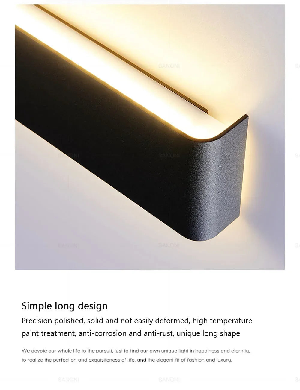 Modern LED Wall Lamp for Bedside Living Room Stairs Aisle Bathroom Home Decorations Wall Sconce Indoor Lighting Fixture Luster