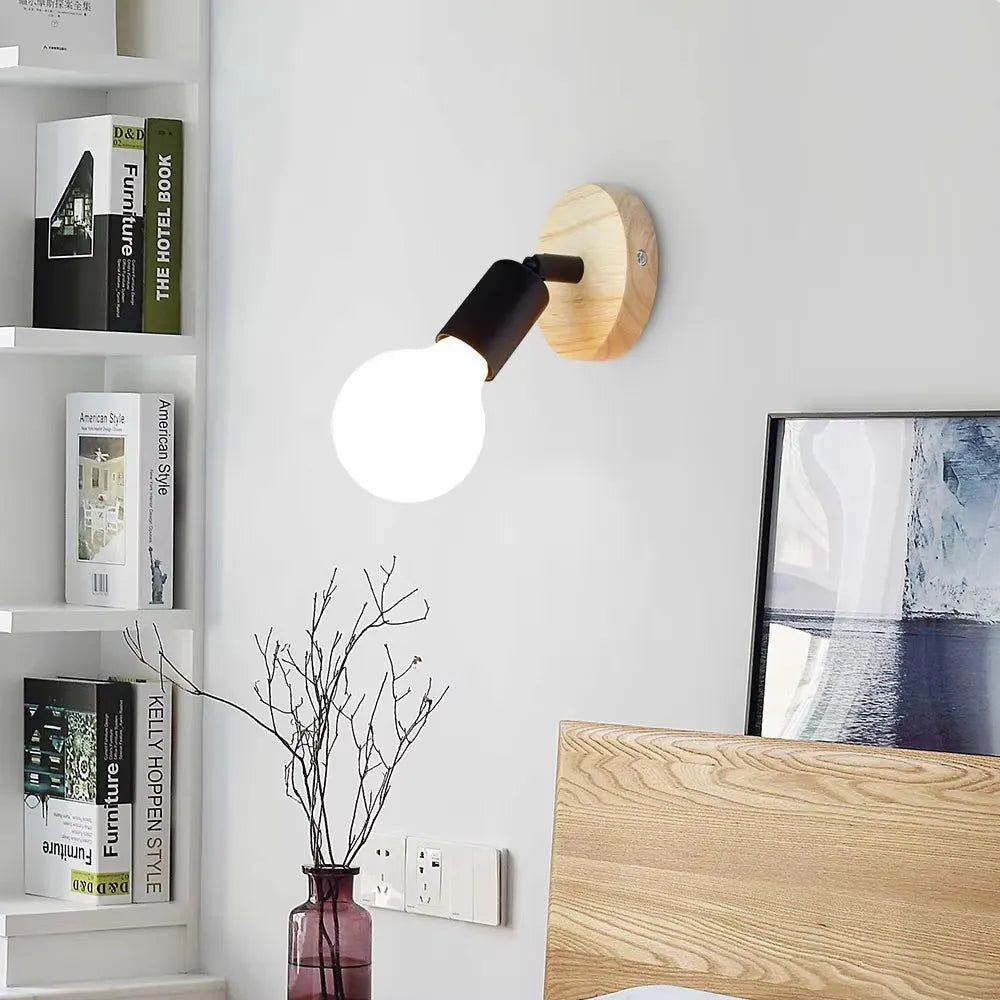 Vintage Retro Industrial Wall Lamp Sconce – E27 Wall Light for Dining Room & Bedroom Decor