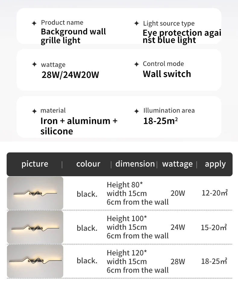 Modern Stairs Wall Light Nordic Living Room lights For Wall Sconce Ceiling Light Home Decor Lighting Fixtures Long Decor ghts