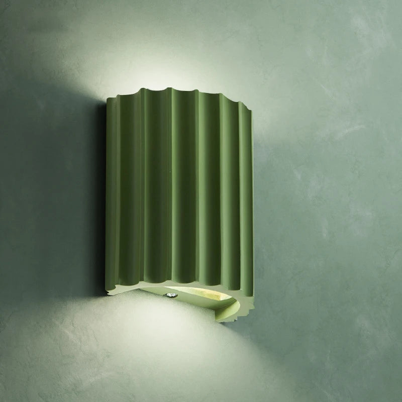 Nordic Modern Resin Wall Lamp Indoor Wall Lighting Bedroom Bedside Lamp Household Background Decoration Living Room Wall Light